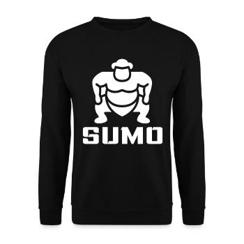Sumo - Unisex Pullover - Schwarz - Vorne - Alina (178cm) & Michal (187cm)