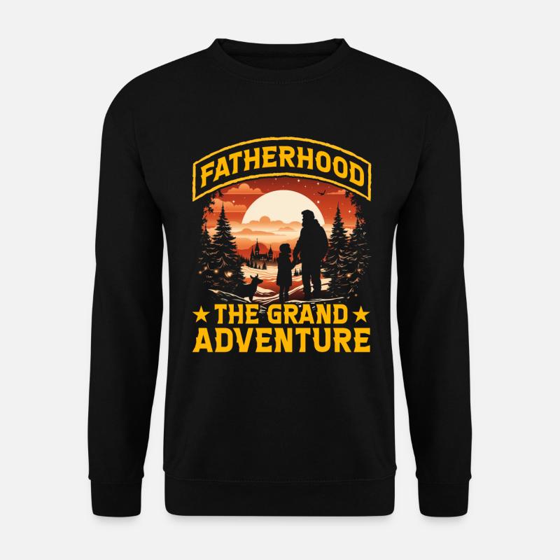 La paternité : la grande aventure - Sweat-shirt Unisexe - noir
