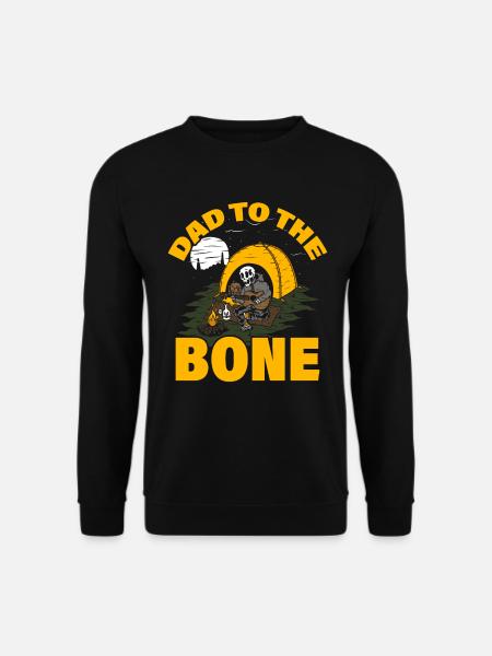 Dad to the Bone - Unisex Sweatshirt - black