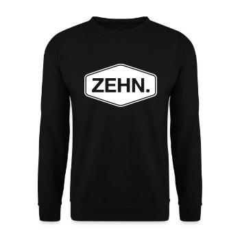 10th Birthday Young Girl 10 Years Old Ten - Unisex Sweatshirt - black - Front - Alina (178cm) & Michal (187cm)