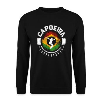 Capoeira - Unisex Sweatshirt - black - Front - Alina (178cm) & Michal (187cm)