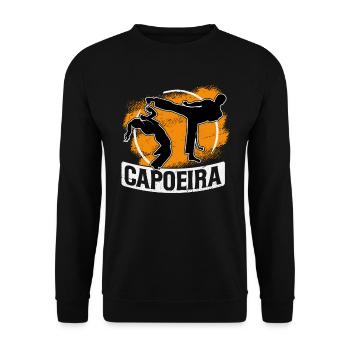 Capoeira - Unisex Sweatshirt - black - Front - Alina (178cm) & Michal (187cm)