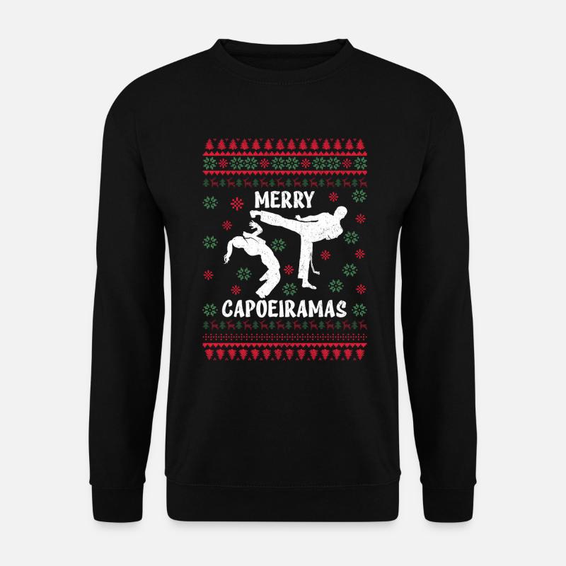 Fröhliche Capoeiramas - Unisex Pullover - Schwarz