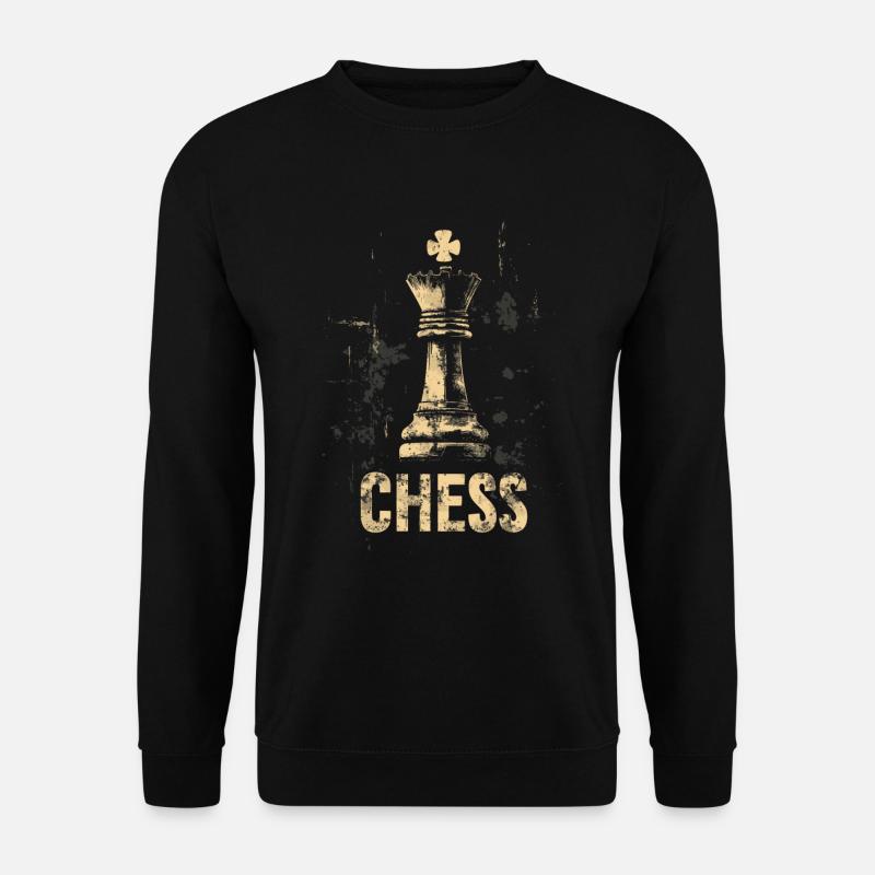 Queen Chess Masterpiece Design - Unisex Sweatshirt - black