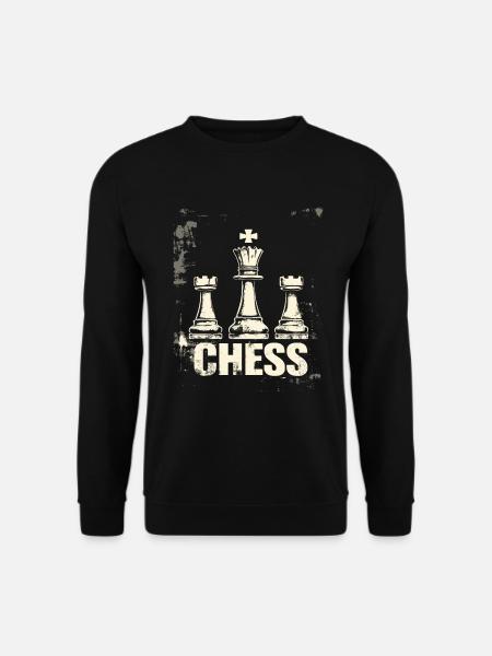 Queen Chess Masterpiece Design - Unisex Sweatshirt - black