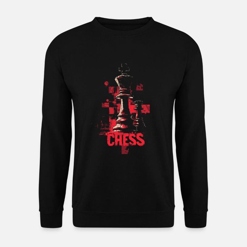 Queen Chess Masterpiece Design - Unisex Sweatshirt - black