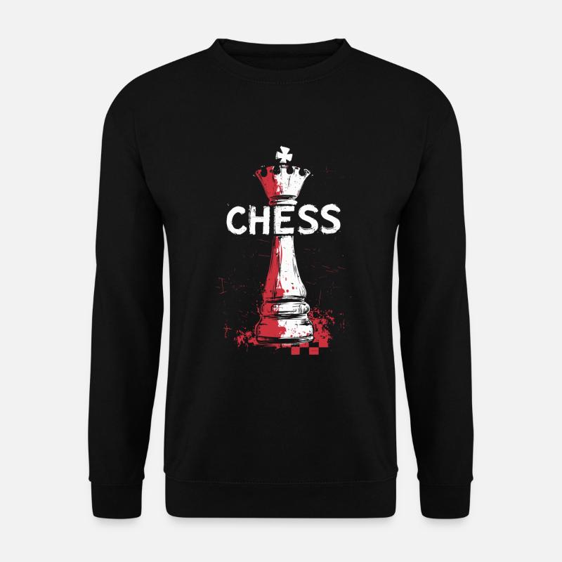 Queen Chess Masterpiece Design - Unisex Sweatshirt - black