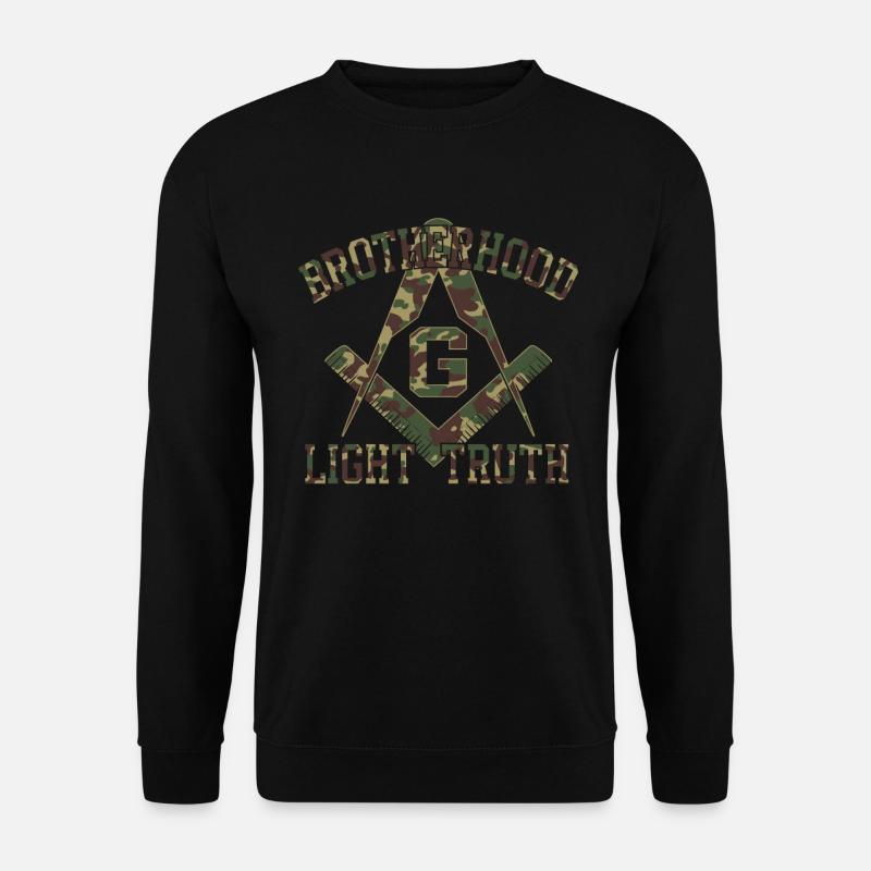 Bruderschaft Licht Wahrheit Freimaurer Freimaurer - Unisex Pullover - Schwarz
