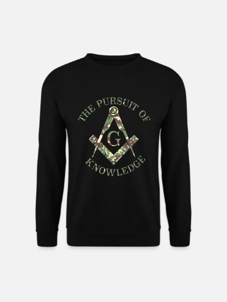 Franc-maçonnerie maçonnique Camo - Sweat-shirt Unisexe - noir