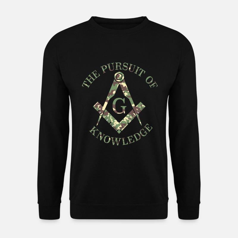 Franc-maçonnerie maçonnique Camo - Sweat-shirt Unisexe - noir
