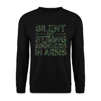 Maçon Maçon Maçon Camo Franc-maçon - Sweat-shirt Unisexe - noir - Devant - Alina (178cm) & Michal (187cm)