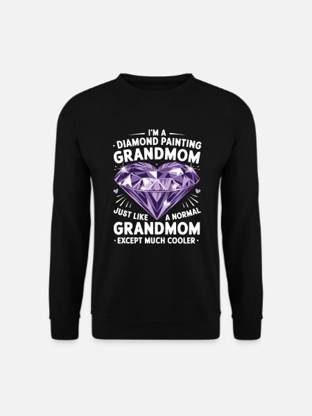 Painting Diamonds Diamond Painting Art - Unisex Sweatshirt - black