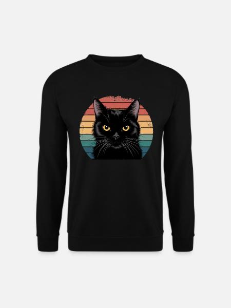 Black cat - Unisex Sweatshirt - black