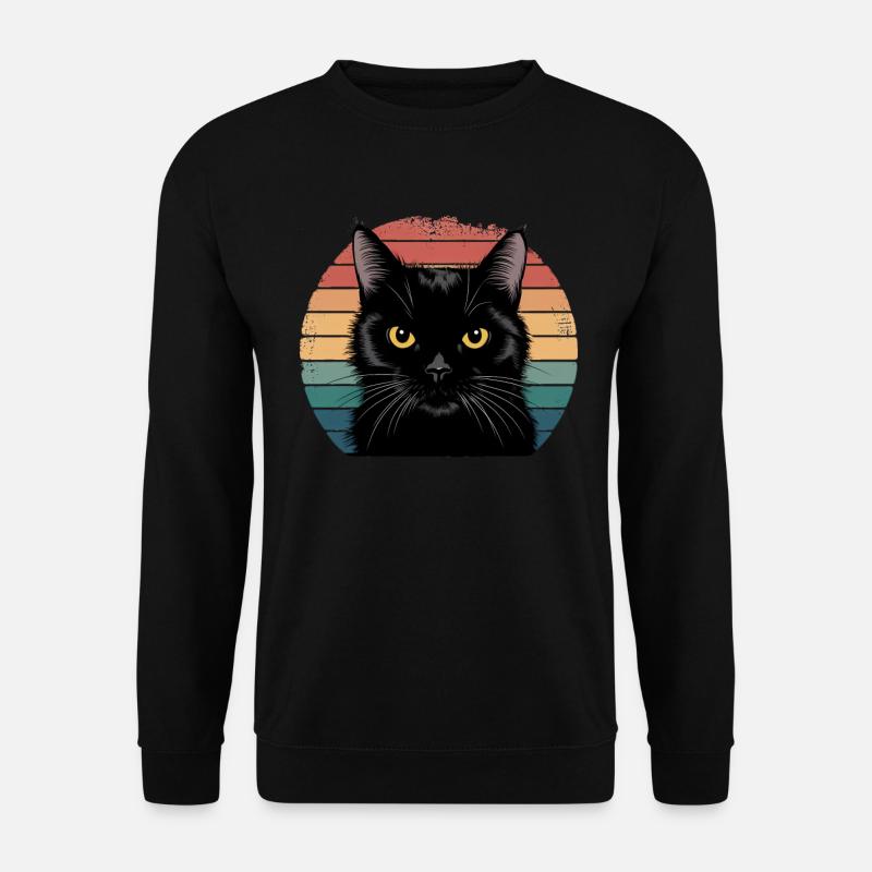 Black cat - Unisex Sweatshirt - black