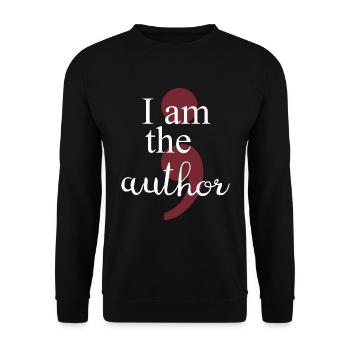 Psychische Gesundheit Depression Semikolon - Unisex Pullover - Schwarz - Vorne - Alina (178cm) & Michal (187cm)