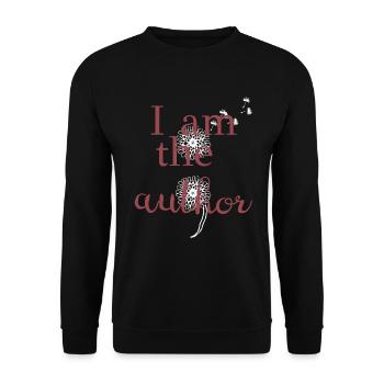 Psychische Gesundheit Depression Semikolon - Unisex Pullover - Schwarz - Vorne - Alina (178cm) & Michal (187cm)