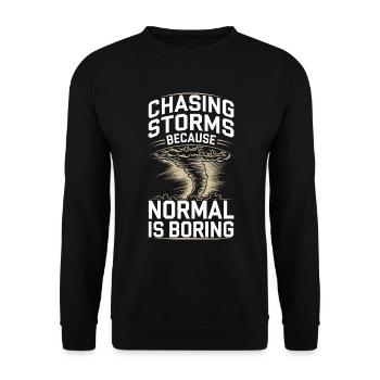 Costume de chasseur de tempête Chasseur de tempête - Sweat-shirt Unisexe - noir - Devant - Alina (178cm) & Michal (187cm)