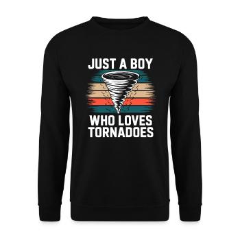 Storm Chaser Costume Storm Chaser - Unisex Sweatshirt - black - Front - Alina (178cm) & Michal (187cm)