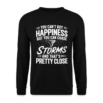Storm Chaser Costume Storm Chaser - Unisex Sweatshirt - black - Front - Alina (178cm) & Michal (187cm)