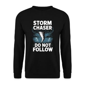 Costume de chasseur de tempête Chasseur de tempête - Sweat-shirt Unisexe - noir - Devant - Alina (178cm) & Michal (187cm)