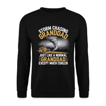 Storm Chaser Costume Storm Chaser - Unisex Sweatshirt - black - Front - Alina (178cm) & Michal (187cm)