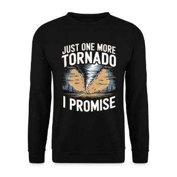 Storm Chaser Costume Storm Chaser - Unisex Sweatshirt - black - Front - Alina (178cm) & Michal (187cm)