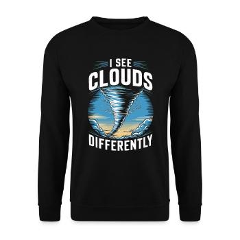 Storm Chaser Costume Storm Chaser - Unisex Sweatshirt - black - Front - Alina (178cm) & Michal (187cm)
