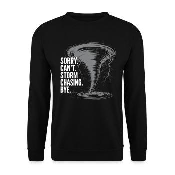 Costume de chasseur de tempête Chasseur de tempête - Sweat-shirt Unisexe - noir - Devant - Alina (178cm) & Michal (187cm)