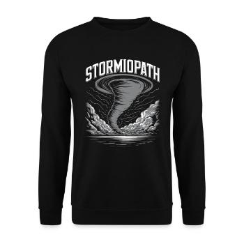 Storm Chaser Costume Storm Chaser - Unisex Sweatshirt - black - Front - Alina (178cm) & Michal (187cm)