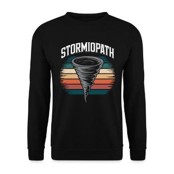 Storm Chaser Costume Storm Chaser - Unisex Sweatshirt - black - Front - Alina (178cm) & Michal (187cm)