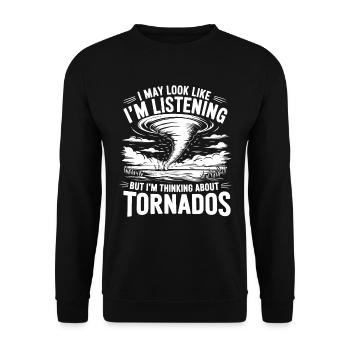 Costume de chasseur de tempête Chasseur de tempête - Sweat-shirt Unisexe - noir - Devant - Alina (178cm) & Michal (187cm)