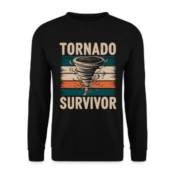 Costume de chasseur de tempête Chasseur de tempête - Sweat-shirt Unisexe - noir - Devant - Alina (178cm) & Michal (187cm)