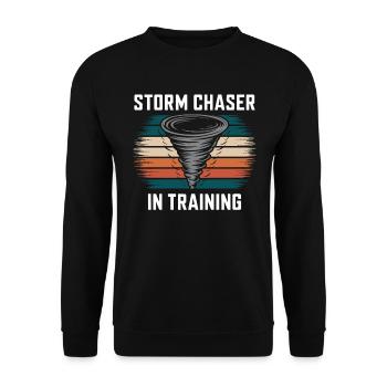Costume de chasseur de tempête Chasseur de tempête - Sweat-shirt Unisexe - noir - Devant - Alina (178cm) & Michal (187cm)