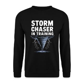 Costume de chasseur de tempête Chasseur de tempête - Sweat-shirt Unisexe - noir - Devant - Alina (178cm) & Michal (187cm)