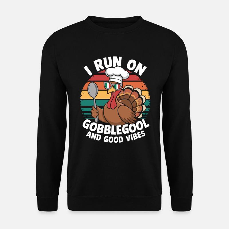 Dinde Thanksgiving Day Gobblegool - Sweat-shirt Unisexe - noir