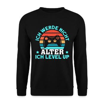 Gamer Gaming Gamer Gaming Christmas - Unisex Sweatshirt - black - Front - Alina (178cm) & Michal (187cm)