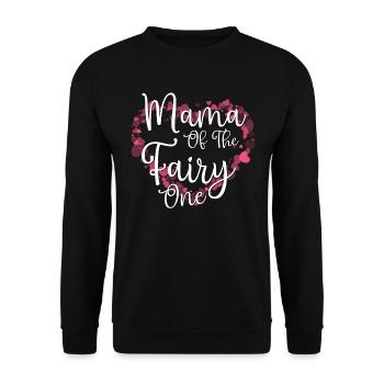 Maman de la fée Une - Sweat-shirt Unisexe - noir - Devant - Alina (178cm) & Michal (187cm)