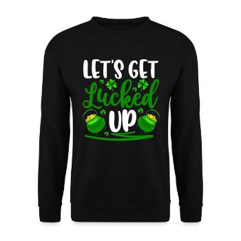 Laissons-nous tenter par la chance - Sweat-shirt Unisexe - noir - Devant - Alina (178cm) & Michal (187cm)
