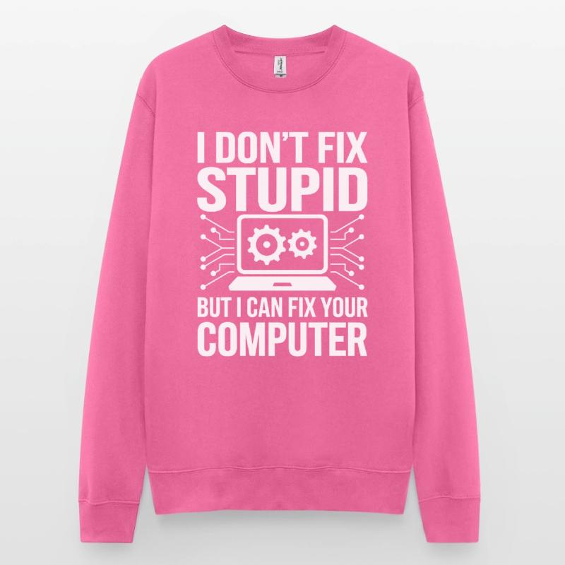 Administrator Support Nerd Computer Tech Unisex Pullover