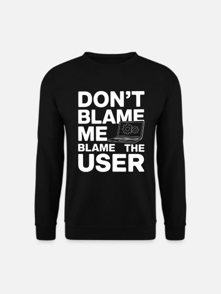 Administrator Support Nerd Computer Tech - Unisex Sweatshirt - black