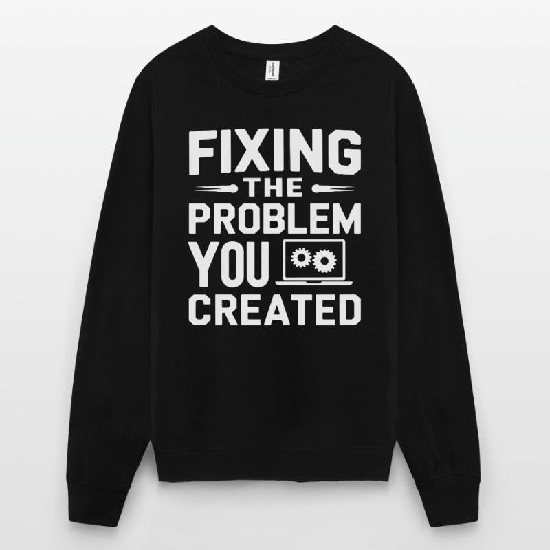 Support Administrateur Nerd Computer Tech Sweat-shirt Unisexe