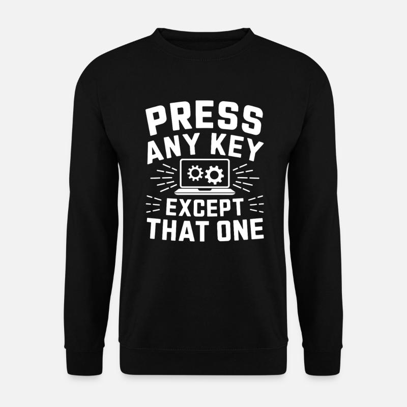 Administrator Support Nerd Computer Tech - Unisex Sweatshirt - black