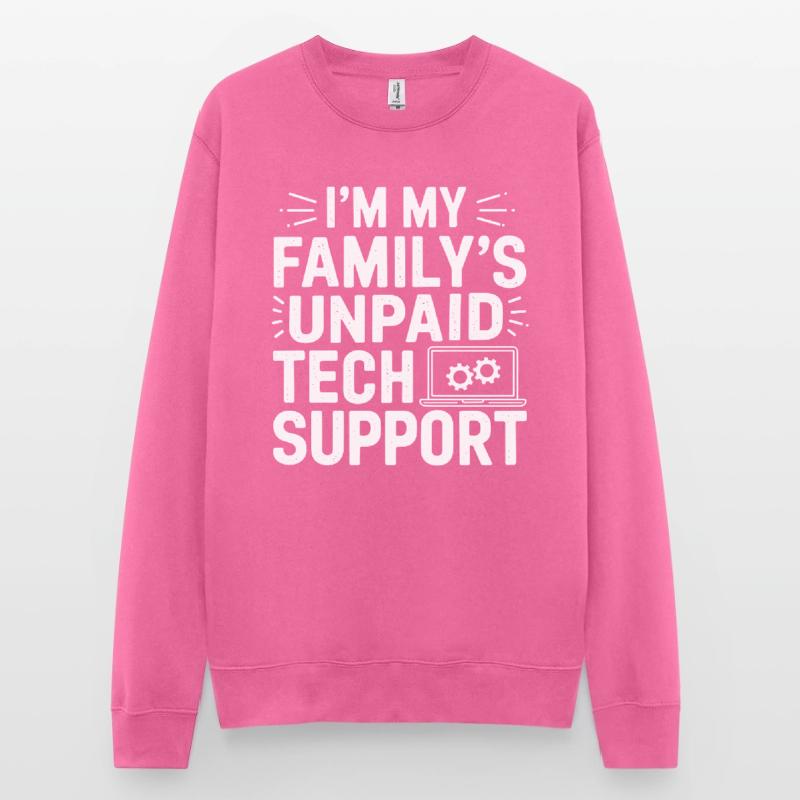 Support Administrateur Nerd Computer Tech Sweat-shirt Unisexe
