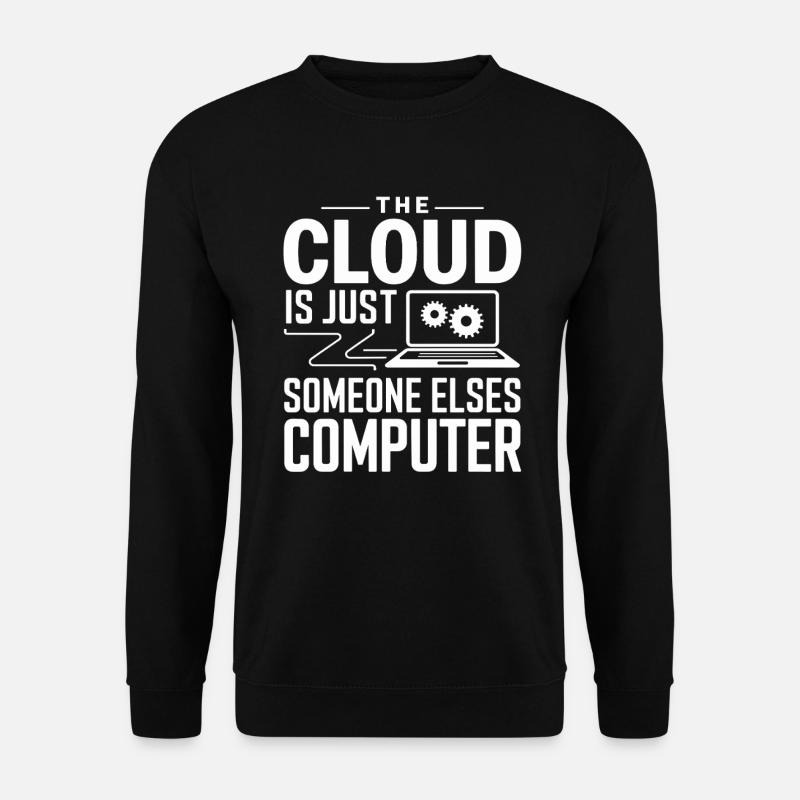 Administrator Support Nerd Computer Tech - Unisex Pullover - Schwarz