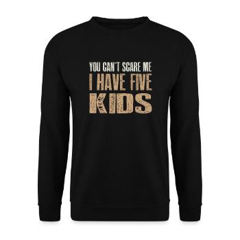 Vous ne pouvez pas me faire peur que j’ai - Sweat-shirt Unisexe - noir - Devant - Alina (178cm) & Michal (187cm)