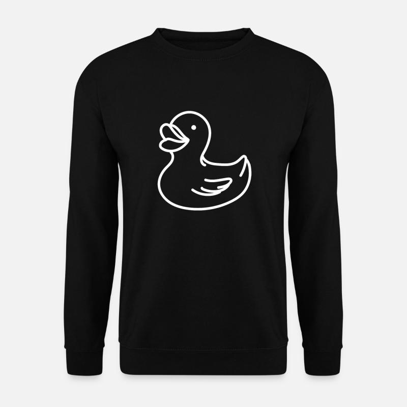 Süße Ente, Kindergeburtstag Gummiente - Unisex Pullover - Schwarz
