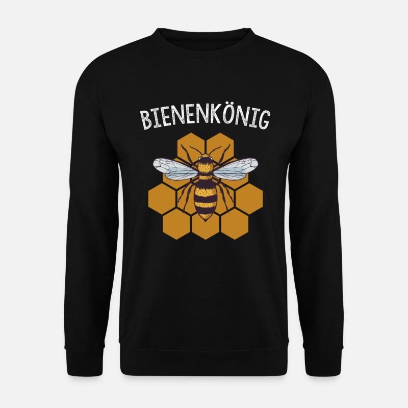Geschenk für Imker Bienenzüchter Bienen Flüsterer - Unisex Pullover - Schwarz