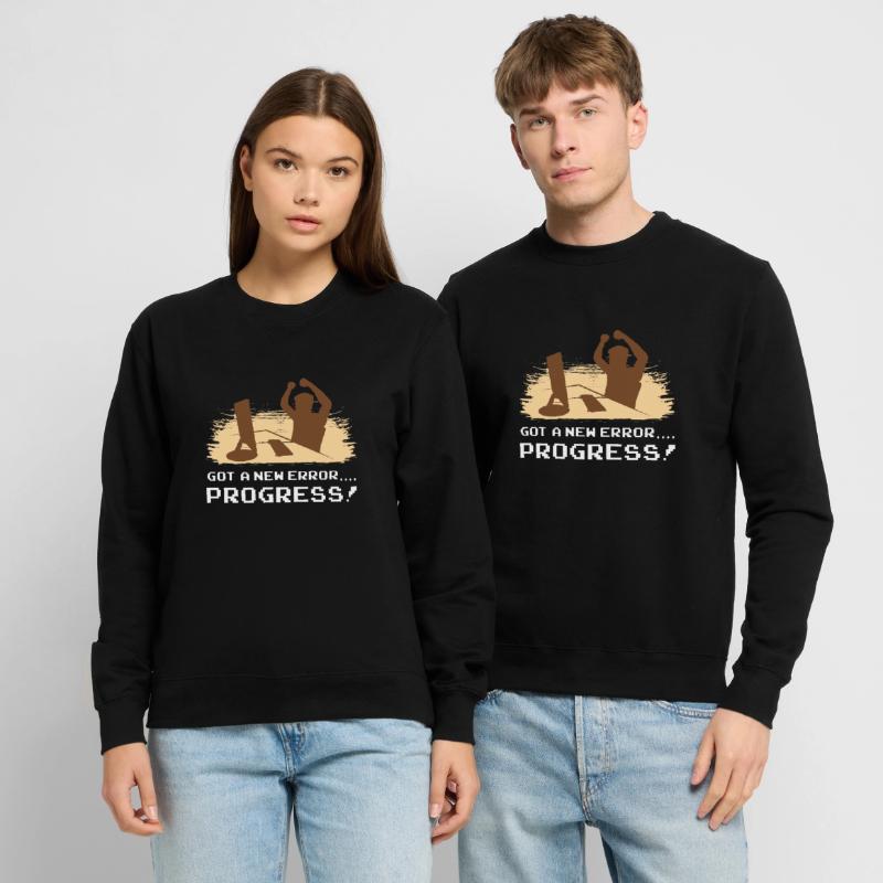 Computer scientist program software development process Unisex Sweatshirt