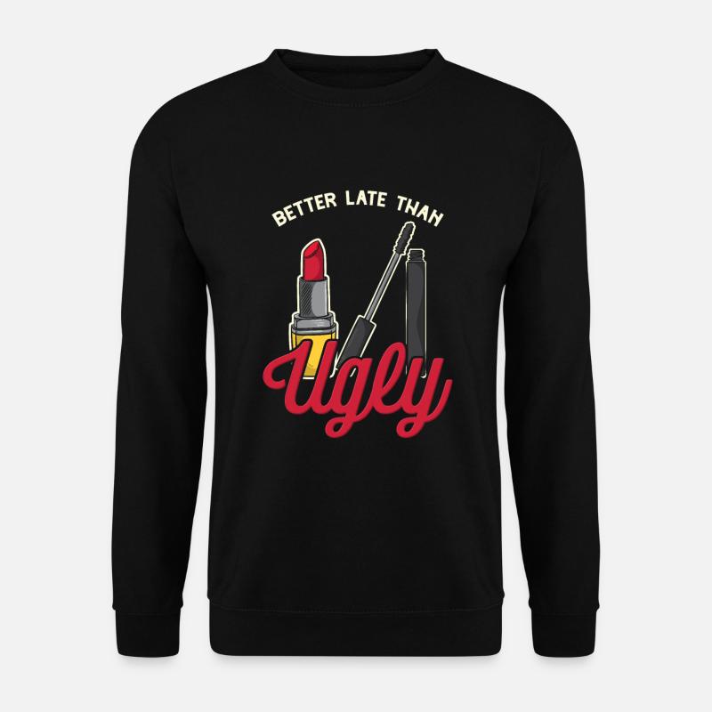 Schminken Lady - Unisex Pullover - Schwarz