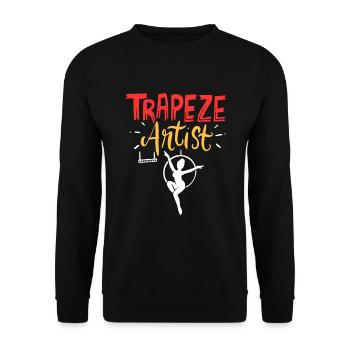 trapézistes - Sweat-shirt Unisexe - noir - Devant - Alina (178cm) & Michal (187cm)